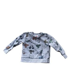 Disney Gray Mickey Mouse Sweatshirt